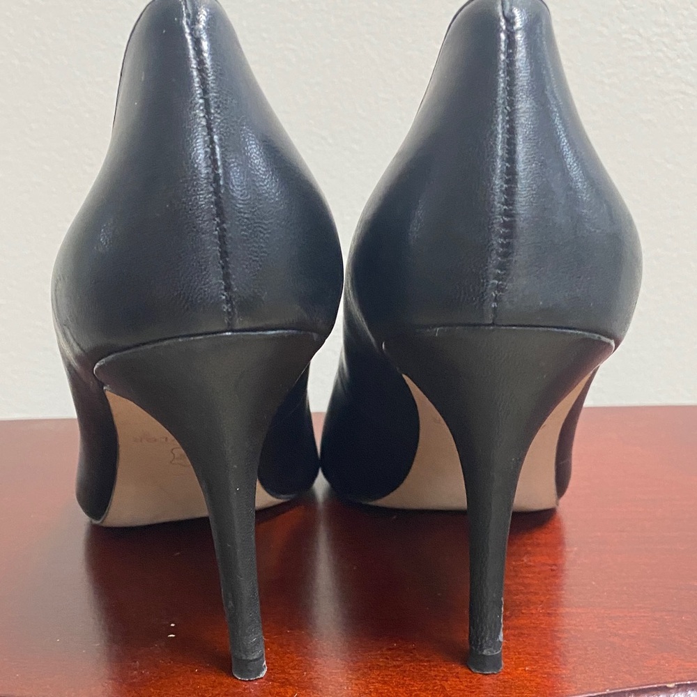 Ann Taylor Black Pointed Toe Heels - Picture 6 of 11